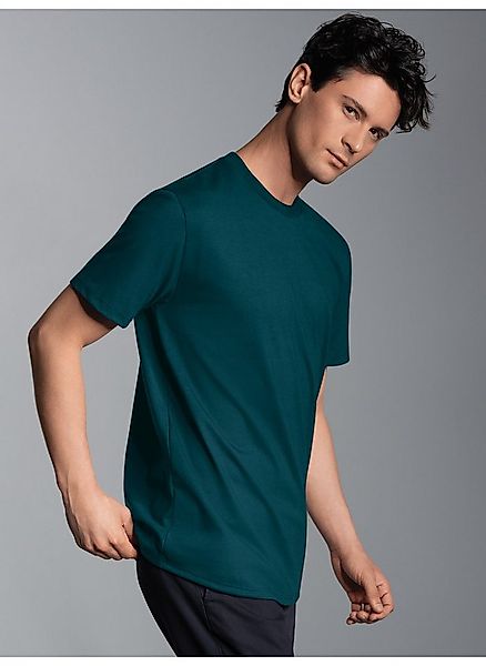 Trigema T-Shirt TRIGEMA T Shirt aus Biobaumwolle (1-tlg) günstig online kaufen