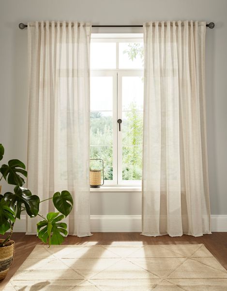 andas Vorhang "Elby 2" Multifunktionsband 1 Stk. tlg. basic, transparent, m günstig online kaufen