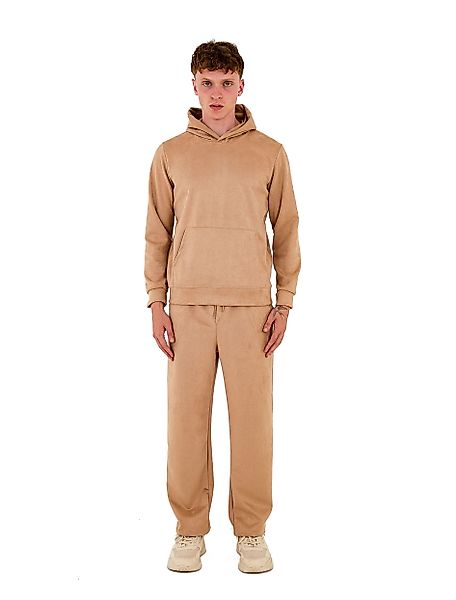 Denim Distriqt Jogginganzug Sportlicher Samt Jogginganzug günstig online kaufen