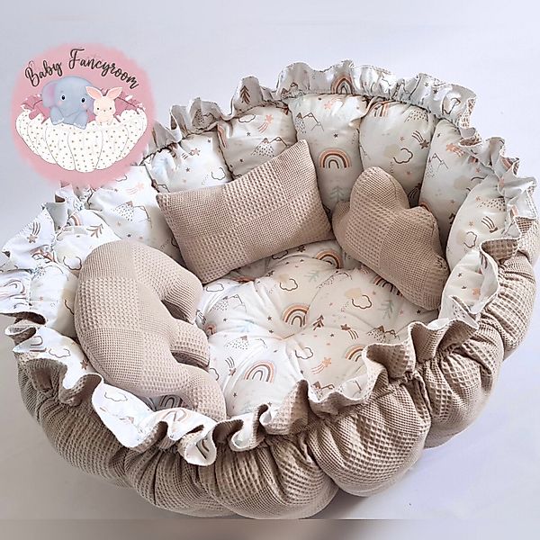 Baby Fancyroom Bettnestchen 2in1 Spielmatte Nestchen günstig online kaufen