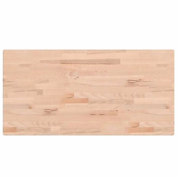 vidaXL Waschtischplatte 100x50x4 cm Massivholz Buche günstig online kaufen
