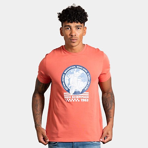 Ben Sherman  T-Shirt World scooter - cerise günstig online kaufen