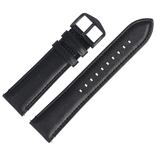 Fossil Uhrenarmband 22mm Leder Schwarz FS-5132 günstig online kaufen