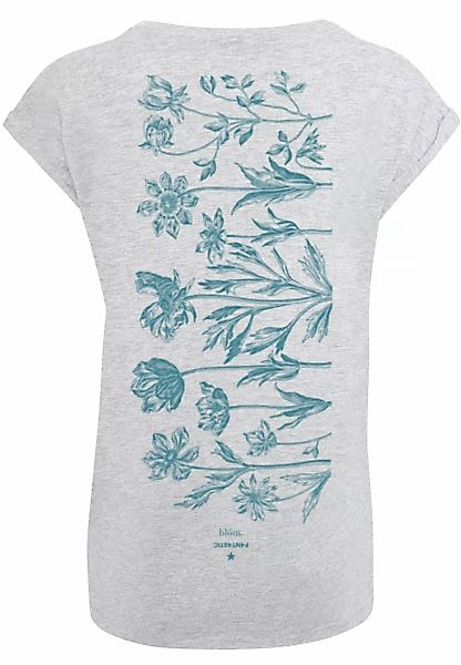 F4NT4STIC T-Shirt "Blumenmuster Blau", Print günstig online kaufen