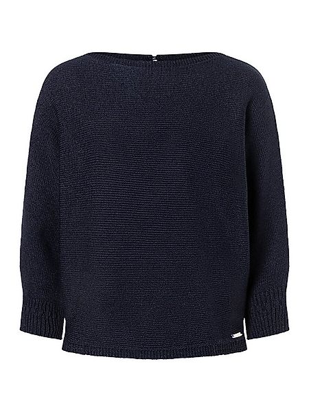 MORE&MORE Rundhalspullover Fledermauspullover mit Glanzeffekt günstig online kaufen