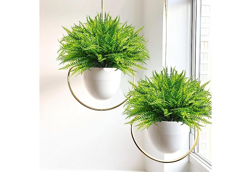 Kunstblumenstrauß Outdoor Künstliche Pflanzen Boston Farn Wetterfeste Balko günstig online kaufen