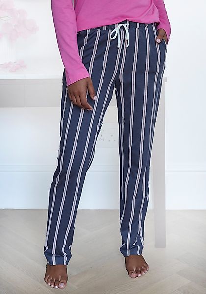 LASCANA Pyjamahose, mit Druck günstig online kaufen