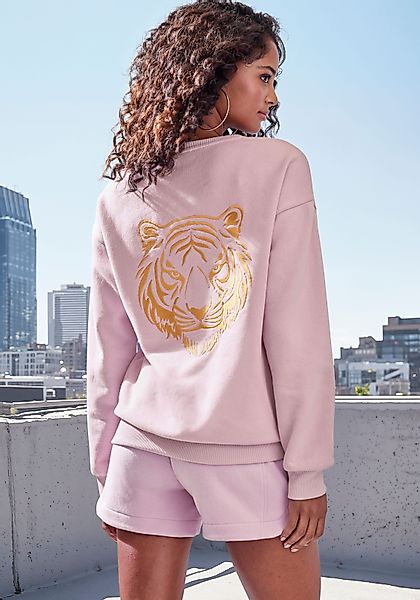 Buffalo Sweater mit toller Stickerei auf günstig online kaufen