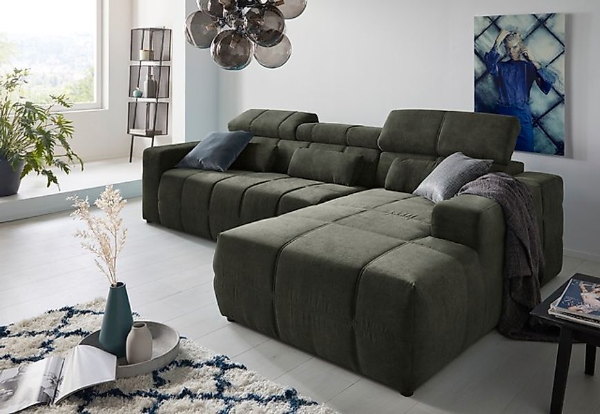 DOMO collection Ecksofa »Brandon große Ausführung B/T/H: 289/177/80 cm, auc günstig online kaufen