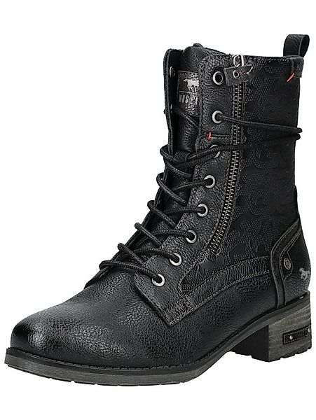 MUSTANG Stiefelette Lederimitat/Textil . Schnürstiefelette günstig online kaufen