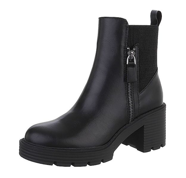 Ital-Design Damen Freizeit Plateaustiefelette (87283989) Blockabsatz High-H günstig online kaufen