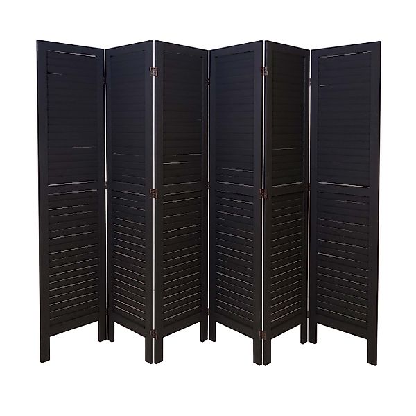 MCW Paravent MCW-G30-240, 6-teiliger Paravent, Fensterladenoptik, günstig online kaufen