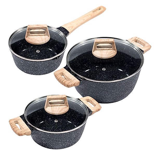 KING Topf-Set ""ESSENTIAL" Aluminiumguss, Induktion, Antihaftbeschichtung" günstig online kaufen