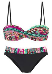 Buffalo Bügel-Bandeau-Bikini mit farbenfrohen Design günstig online kaufen