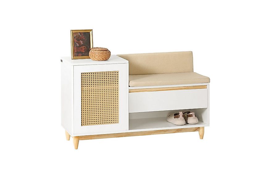 SoBuy Schuhbank FSR128, Dielenbank Schuhregal schmal Schuhaufbewahrung Schu günstig online kaufen