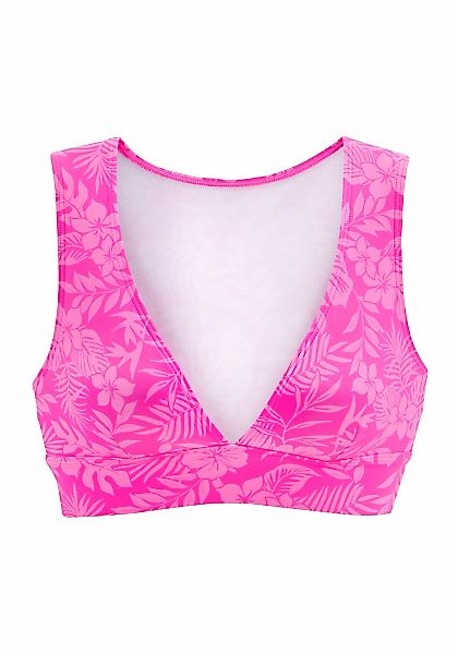 Venice Beach Bustier-Bikini-Top "Moloka" mit tropischem Print günstig online kaufen