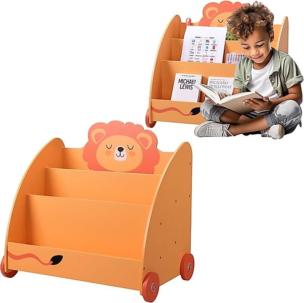 Navaris Bücherwand Bücherregal für Kinder - günstig online kaufen