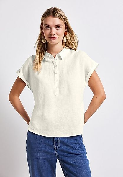 STREET ONE Hemdbluse mit Seitlichen Einschlitzen am Saum günstig online kaufen