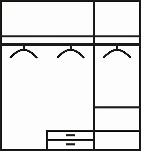rauch Kleiderschrank "Schrank Drehtürenschrank Garderobe Ankleide Schlafzim günstig online kaufen