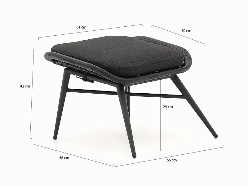 Intenso Rovello Lounge Gartenhocker günstig online kaufen