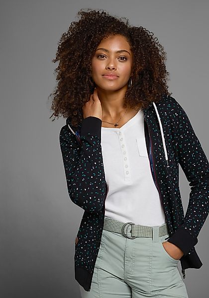 KangaROOS Kapuzensweatjacke, mit sportlichem Minimal-Print günstig online kaufen