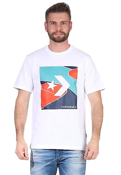 Converse T-Shirt Herren COLORBLOCKED COURT SHORT SLEEVE TEE  10022755 001 W günstig online kaufen