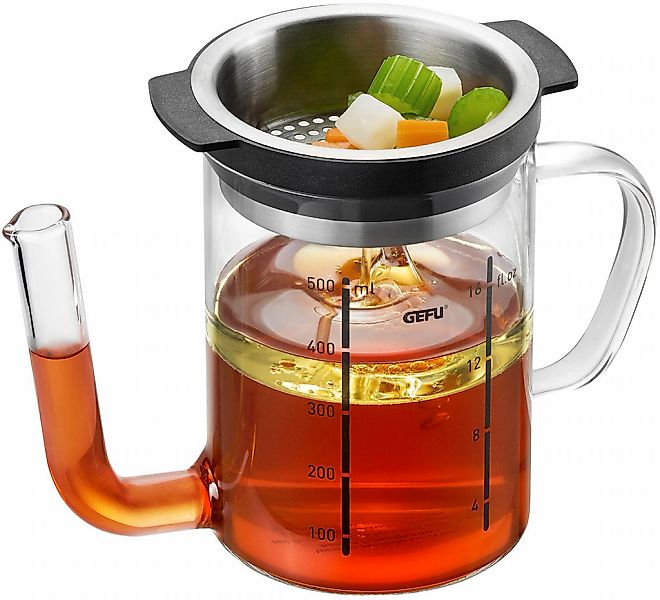 GEFU Fetttrennkanne "SEPARATO" Borosilikatglas effektive Fettabscheidung, 0 günstig online kaufen