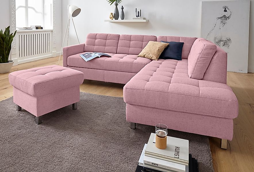 sit&more Ecksofa "Picasso L-Form", wahlweise mit Bettfunktion und Bettkaste günstig online kaufen