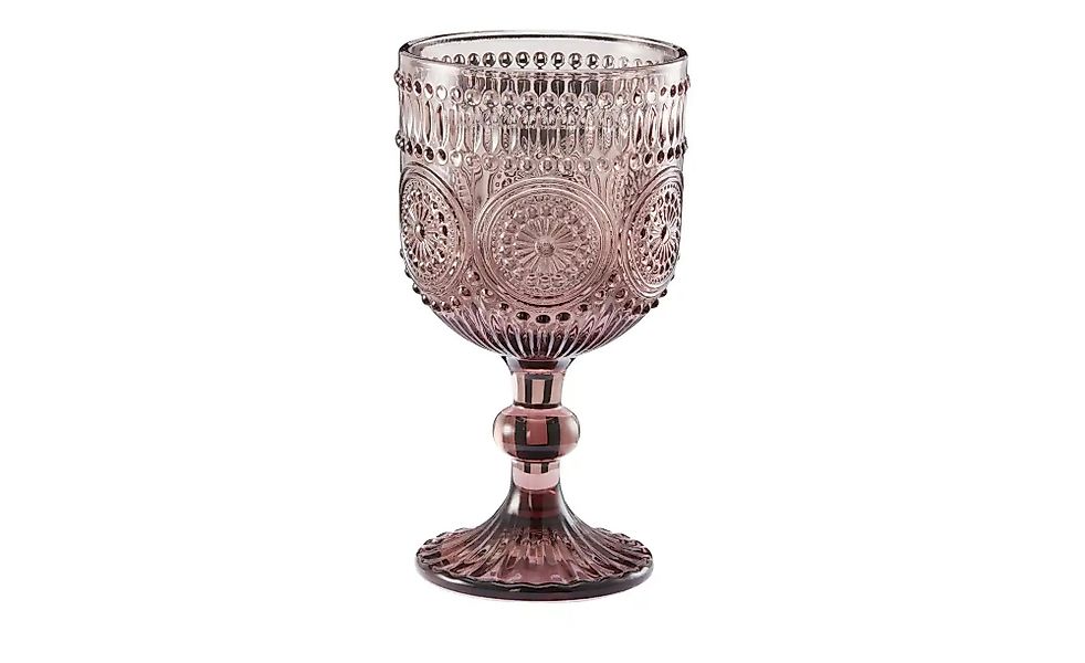 Weinglas   ¦ rosa/pink ¦ Glas ¦ Maße (cm): H: 16,5  Ø: 8.8 Gläser & Karaffe günstig online kaufen