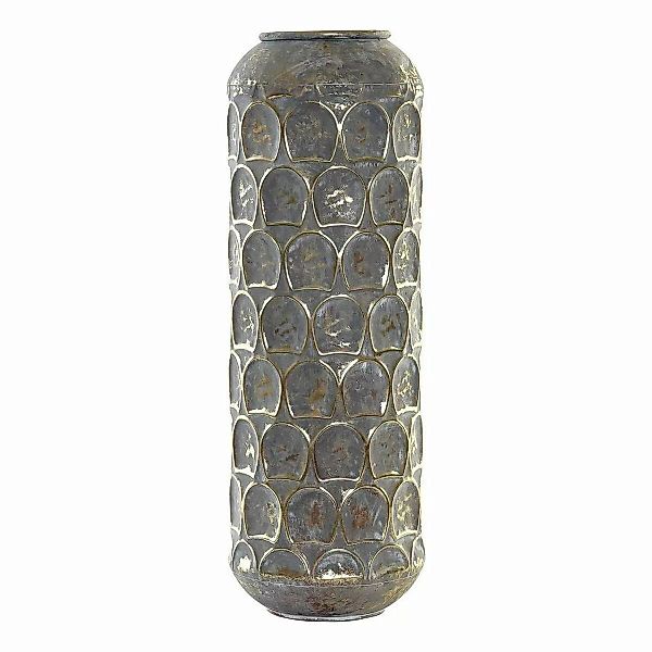 Vase Dkd Home Decor Grau Metall Orientalisch (19 X 19 X 47 Cm) günstig online kaufen