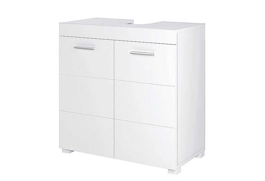 Homfa Waschbeckenunterschrank Unterschrank Badezimmerschrank mit 2 Türen, w günstig online kaufen