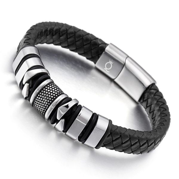 UNIQAL.de Lederarmband Lederarmband Herren "BLACK MAMBA" günstig online kaufen