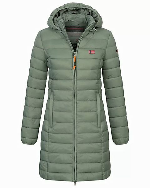 Geographical Norway Steppmantel Winter Jacke Steppjacke Parka Lange Kapuzen günstig online kaufen