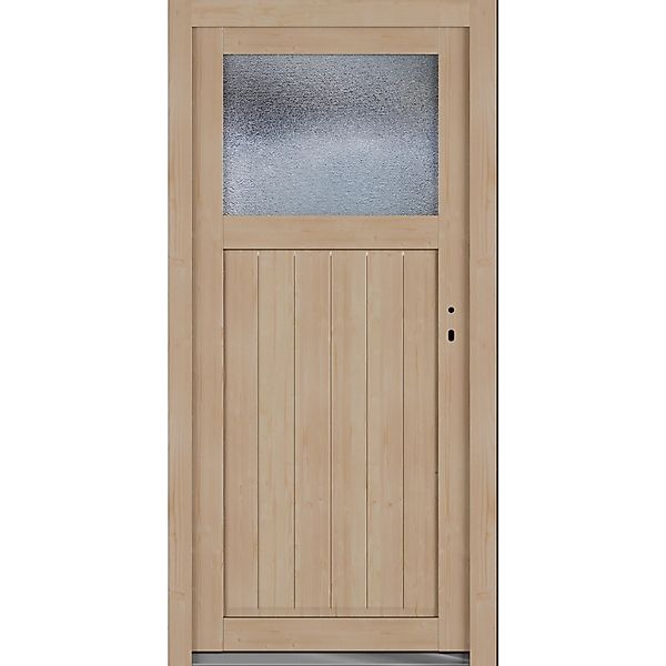 Roro Nebeneingangstür OHE 1002 Nach Außen Öffnend Fichte 98 cm x 198 cm DIN günstig online kaufen