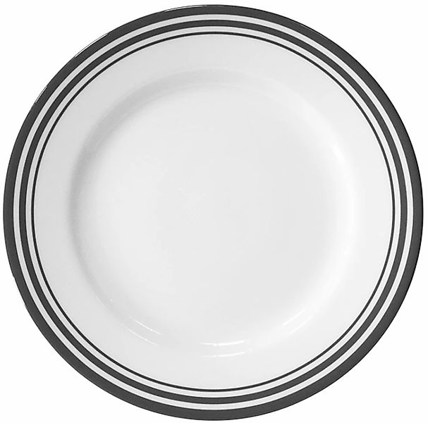 Fink Platzteller "Moments" Ø 30 cm, Porzellan mit Streifen günstig online kaufen