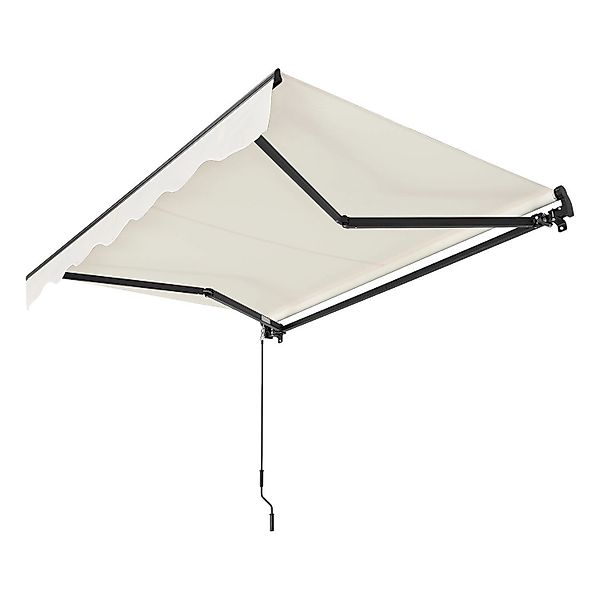 Juskys Gelenkarmmarkise 300 x 250 cm Beige günstig online kaufen