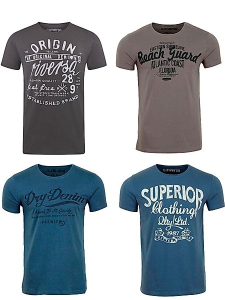 riverso T-Shirt Herren Printshirt RIVLeon Regular günstig online kaufen