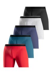 AUTHENTIC LE JOGGER Langer Boxer, (Packung, 5 St.), mit zweifarbigem Webbun günstig online kaufen