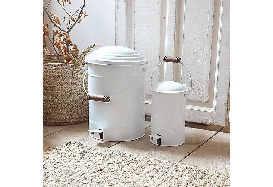 Mirabeau Organizer Mülleimer 2er Set Pernell weiß günstig online kaufen