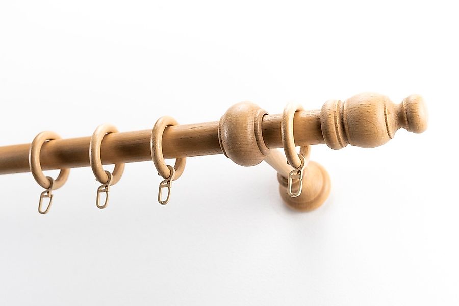 GARESA Gardinenstange "NOVA" Ø 28 mm 1 läufig-läufig Wunschmaßlänge Vorhang günstig online kaufen