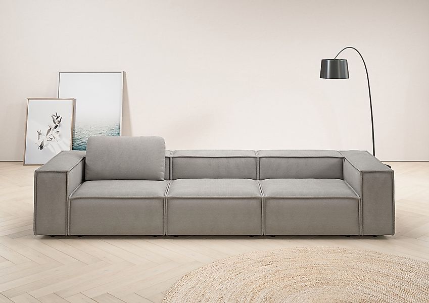 Home affaire 3,5-Sitzer "Watertown, modernes Big-Sofa XXL, 336 cm Breite, a günstig online kaufen