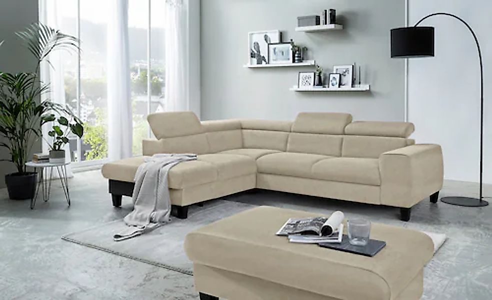 COTTA Polstergarnitur »Morven L-Form«, (Set), Set bestehend aus: Ecksofa mi günstig online kaufen