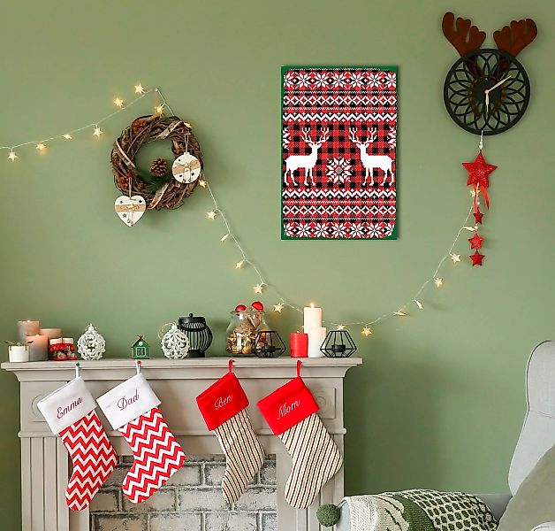 queence Metallbild "Christmas Spirit", (1 St.), Stahlschilder günstig online kaufen