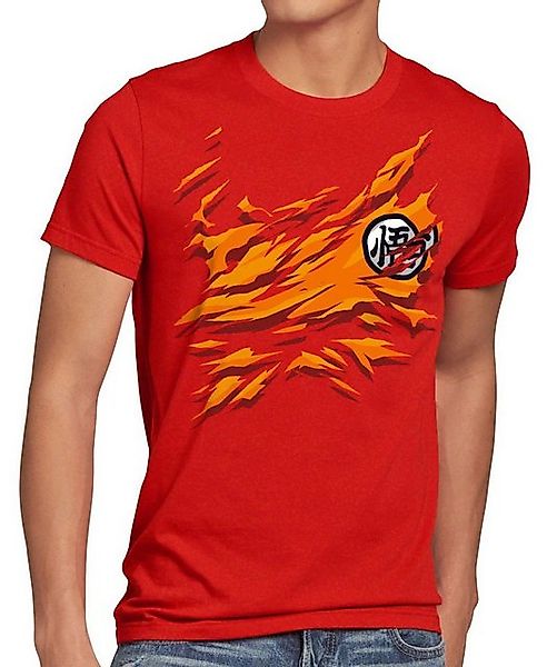 style3 T-Shirt Goku Brust super dragonball z gt songoku dbz daima günstig online kaufen