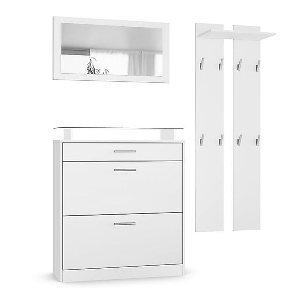 Vladon Garderoben-Set Loret, (Garderobe Set bestehend günstig online kaufen
