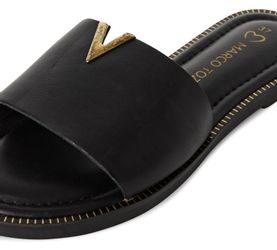 MARCO TOZZI Pantolette, Flats, Sommerschuh mit günstig online kaufen