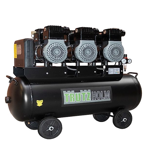 TRUTZHOLM Flüster Kompressor Luftdruckkompressor 100L Kessel 62dB 4500W günstig online kaufen