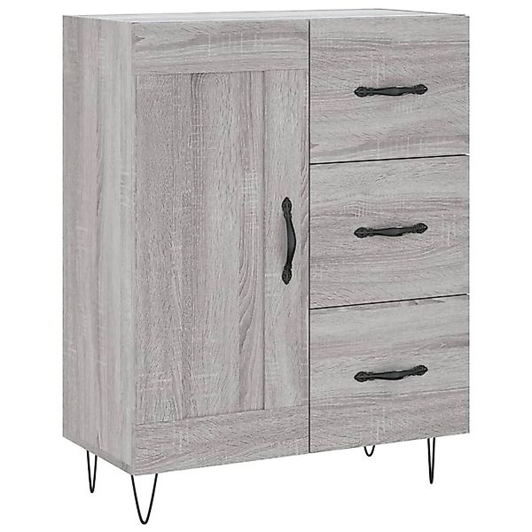 vidaXL Sideboard Grau Sonoma 69,5x34x90 cm Holzwerkstoff 830258 günstig online kaufen