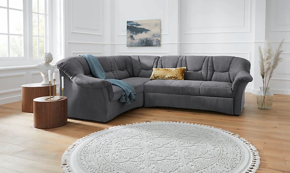 DOMO collection Ecksofa "Sarafina zeitlos und komfortabel, optional mit Fed günstig online kaufen