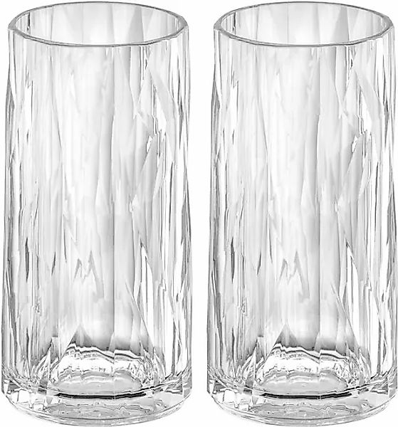 KOZIOL Longdrinkglas »CLUB No. 8«, (Set, 2 tlg., 2er Set), unzerbrechlich,r günstig online kaufen